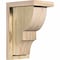 Ekena Millwork Ridgewood Rough Sawn Corbel w/Backplate, Douglas Fir, 6"W x 8"D x 12"H COR06X08X12RID01RDF - alternate 1
